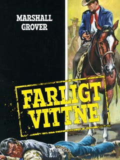 Farligt vittne – omslag till ljudboken av Marshall Grover