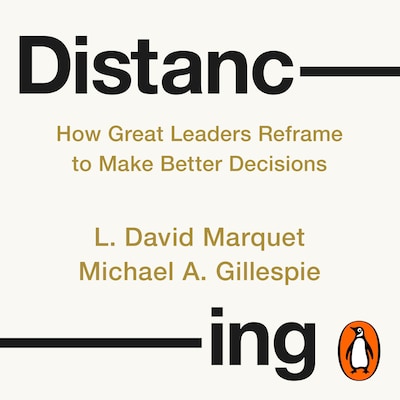 Distancing – omslag til lydbogen af L. David Marquet, Michael Gillespie