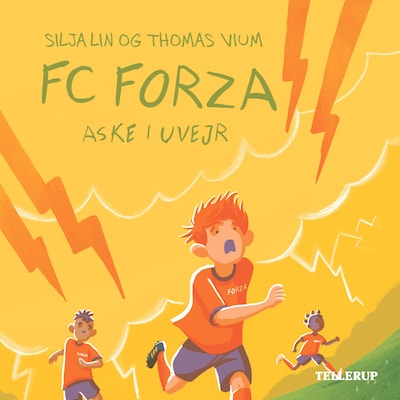 FC Forza #2: Aske i uvejr – omslag til lydbogen af Thomas Vium, Silja Lin