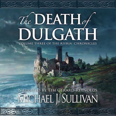 The Death of Dulgath – omslag til lydbogen af Michael J. Sullivan