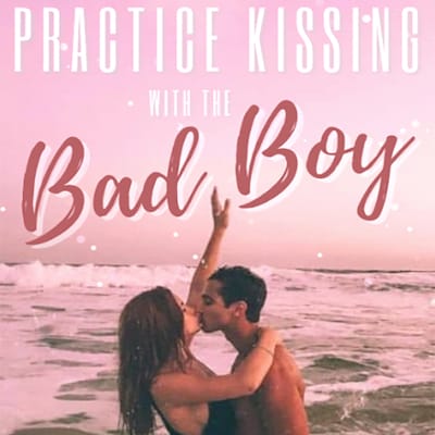 Practice Kissing With The Bad Boy – omslag till ljudboken av aflyingwhale
