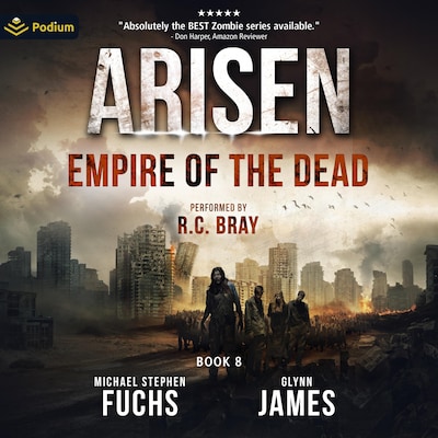 Empire of the Dead – omslag til lydbogen af Glynn James, Michael Stephen Fuchs