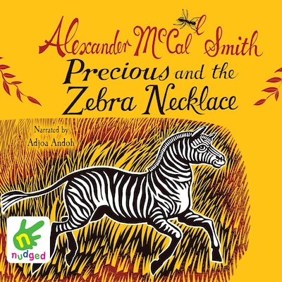 Precious and the Zebra Necklace – omslag til lydbogen af Alexander McCall Smith