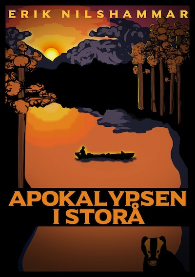 Apokalypsen i Storå – omslag till ljudboken av Erik Nilshammar