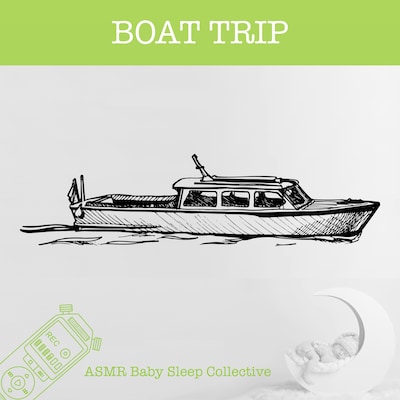 Boat Trip - ASMR-Sound for your Baby to Sleep (Unabridged) – omslag til lydbogen af ASMR Baby Sleep Collective