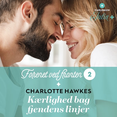 Kærlighed bag fjendens linjer – omslag til lydbogen af Charlotte Hawkes