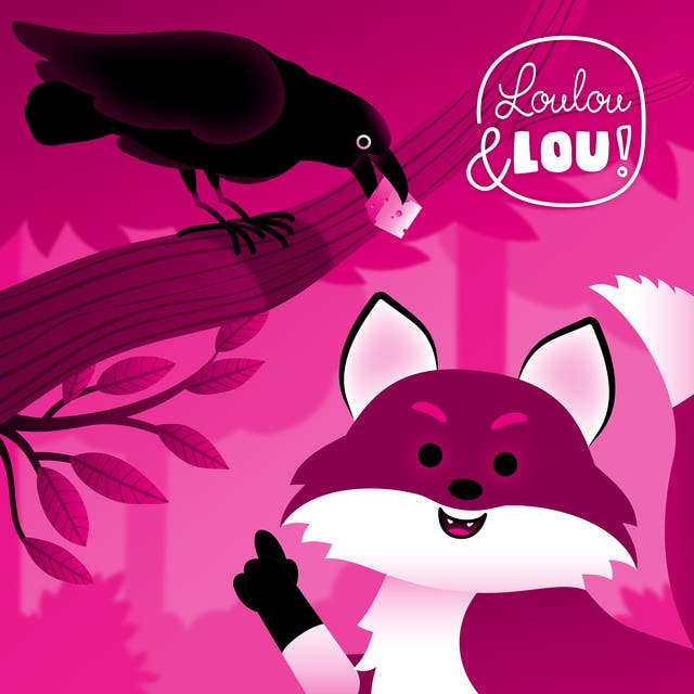 De Vos en de Raaf – omslag van het luisterboek van Loulou en Lou