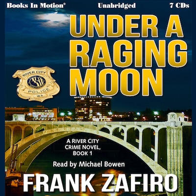 Under A Raging Moon – omslag til lydbogen af Frank Zafiro