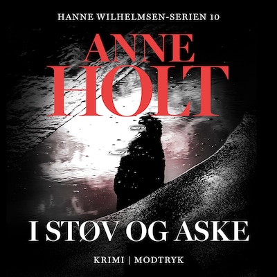 I støv og aske – omslag til lydbogen af Anne Holt