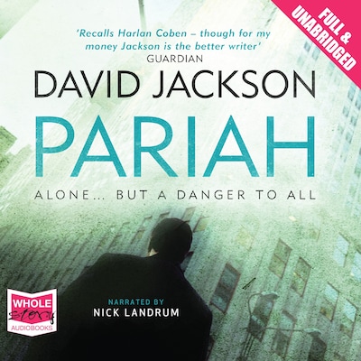 Pariah – omslag til lydbogen af David Jackson