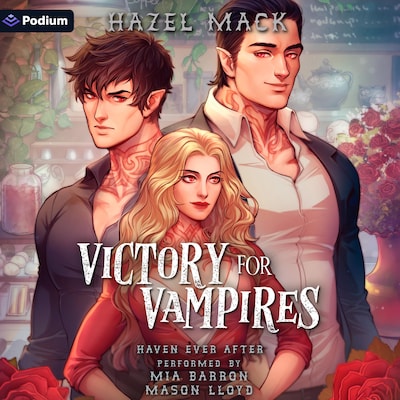 Victory for Vampires – omslag til lydbogen af Hazel Mack