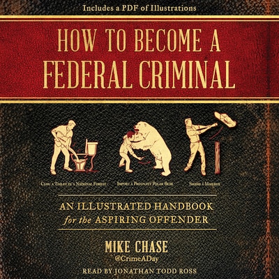 How to Become a Federal Criminal – omslag til lydbogen af Mike Chase