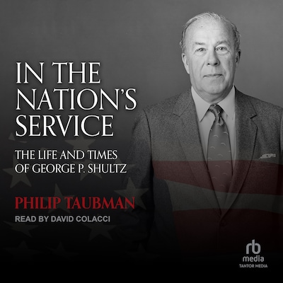 In the Nation's Service – omslag til lydbogen af Philip Taubman