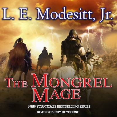 The Mongrel Mage – omslag til lydbogen af L. E. Modesitt, Jr.