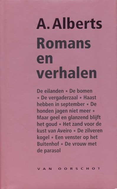 Romans en verhalen – omslag van het luisterboek van A. Alberts