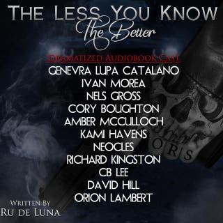 The Less You Know The Better: The Marks of V – omslag till ljudboken av Ru de Luna