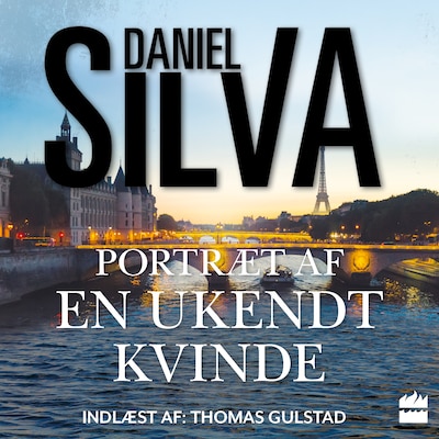 Portræt af en ukendt kvinde – omslag til lydbogen af Daniel Silva