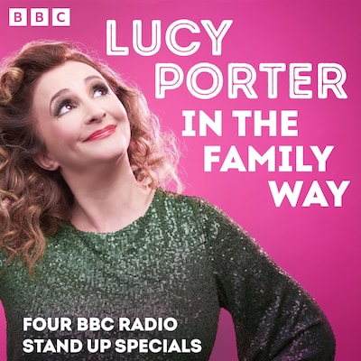 Lucy Porter in the Family Way – omslag til lydbogen af Lucy Porter