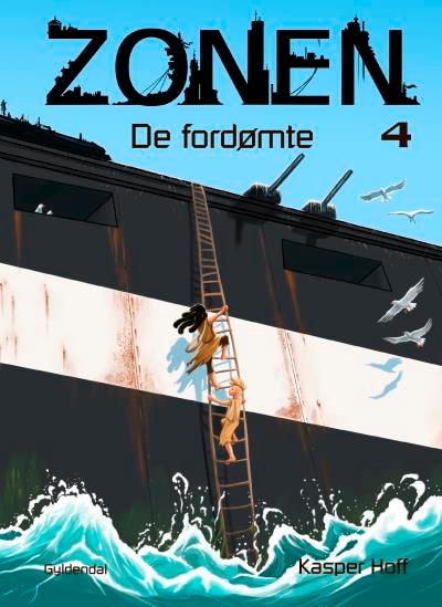 Zonen 4 - De fordømte – omslag til lydbogen af Kasper Hoff