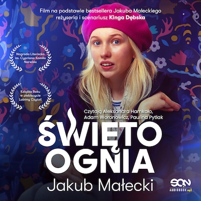 Święto ognia (wydanie filmowe) – okładka audiobooka, autor Jakub Małecki