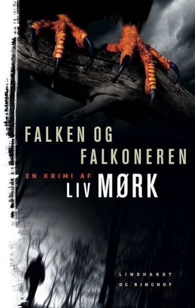 Falken og falkoneren – omslag til lydbogen af Liv Mørk