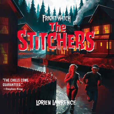 The Stitchers – omslag til lydbogen af Lorien Lawrence