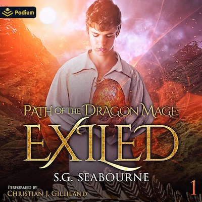 Exiled – omslag til lydbogen af S.G. Seabourne