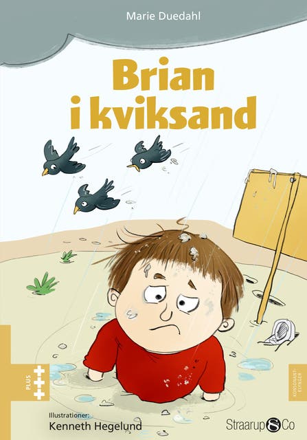 Brian i kviksand – omslag til lydbogen af Marie Duedahl