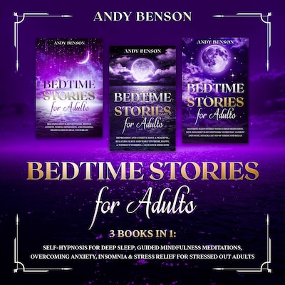 Bed Time Stories for Adults – omslag til lydbogen af Ryan Martinez