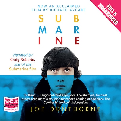 Submarine – omslag til lydbogen af Joe Dunthorne