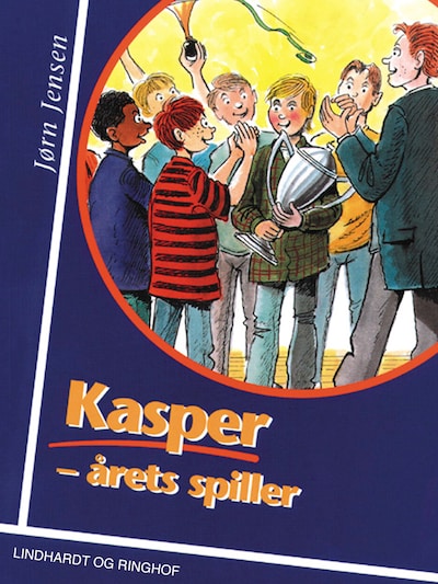 Fodbold med Kasper: Kasper - årets spiller – omslag til lydbogen af Jørn Jensen