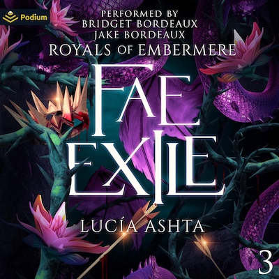 Fae Exile – omslag til lydbogen af Lucia Ashta