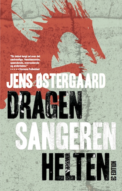 Dragen Sangeren Helten – omslag til lydbogen af Jens Østergaard