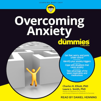 Overcoming Anxiety For Dummies – omslag til lydbogen af Charles H. Elliot, PhD, Laura L. Smith, PhD