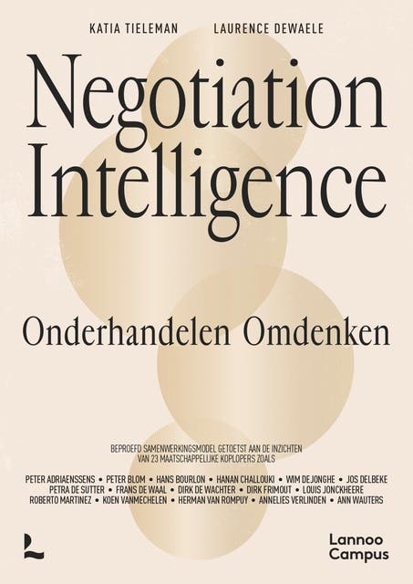 Negotiation Intelligence: Onderhandelen omdenken