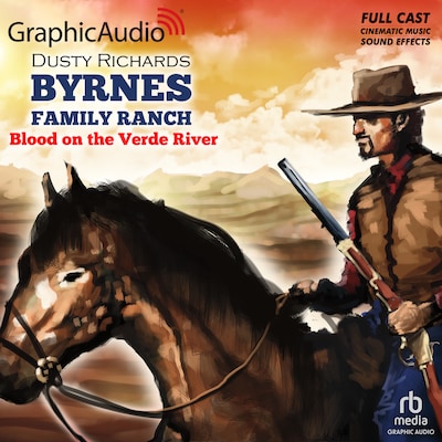 Blood on the Verde River [Dramatized Adaptation] – omslag til lydbogen af Dusty Richards