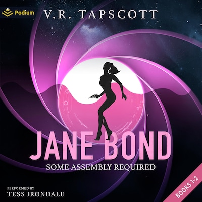 Some Assembly Required: A Jane Bond Publisher's Pack – omslag til lydbogen af V.R. Tapscott