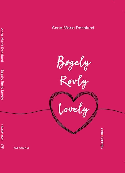 Bøgely Røvly Lovely – omslag til lydbogen af Anne-Marie Donslund