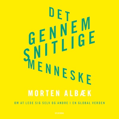 Det gennemsnitlige menneske – omslag til lydbogen af Morten Albæk, Stig Matthiesen