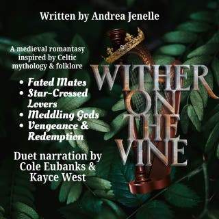 Wither on the Vine – omslag till ljudboken av Andrea Jenelle