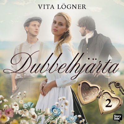 Vita lögner – omslag till ljudboken av Stina Dale