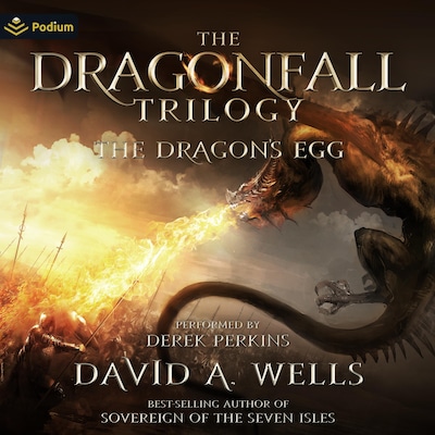 The Dragon's Egg – omslag til lydbogen af David A. Wells