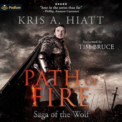 Path of Fire – omslag til lydbogen af Kris A Hiatt