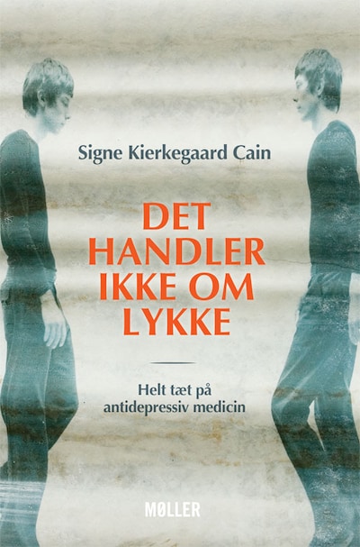 Det handler ikke om lykke – omslag til lydbogen af Signe Kierkegaard Cain