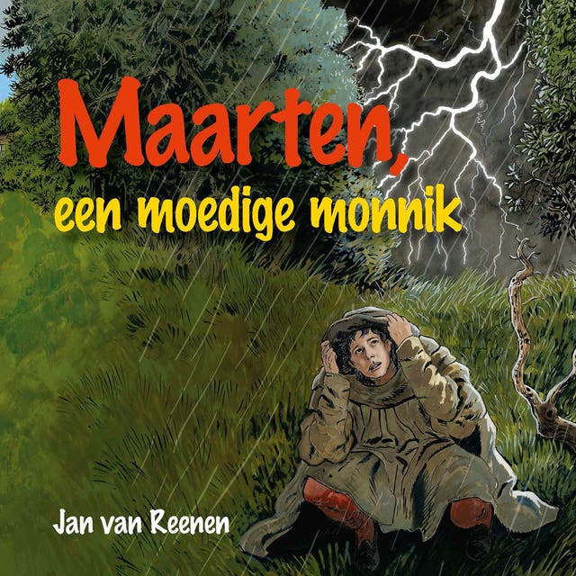 Maarten, een moedige monnik – omslag van het luisterboek van Jan van Reenen