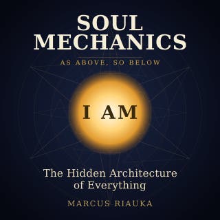 Soul Mechanics: The Hidden Architecture of Everything – omslag till ljudboken av Marcus Riauka