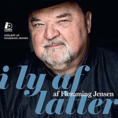 I ly af latter – omslag til lydbogen af Flemming Jensen