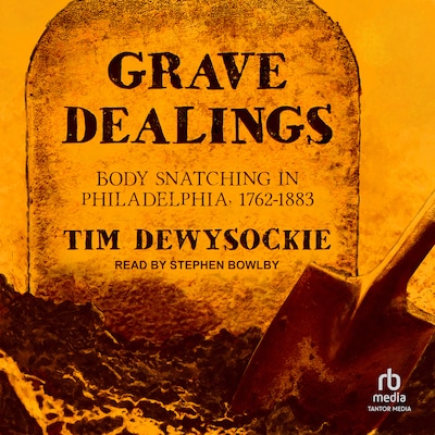 Grave Dealings – omslag til lydbogen af Tim Dewysockie