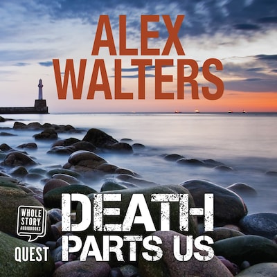 Death Parts Us: a serial killer thriller – omslag til lydbogen af Alex Walters