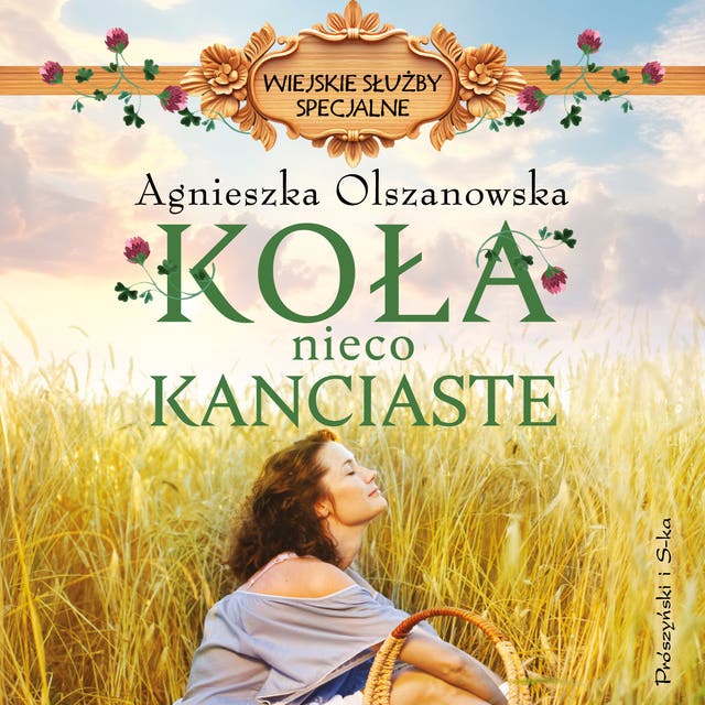 Koła nieco kanciaste – okładka audiobooka, autor Agnieszka Olszanowska